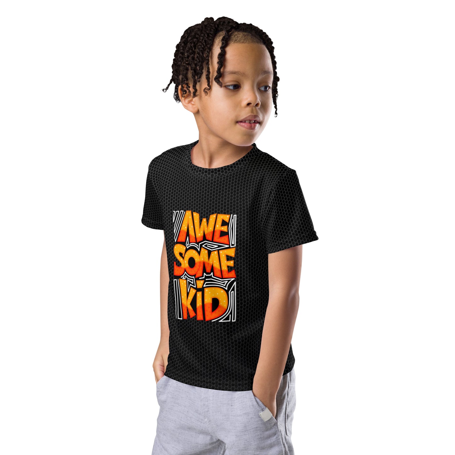 Awesome Kid Kids unisex crew neck t-shirt