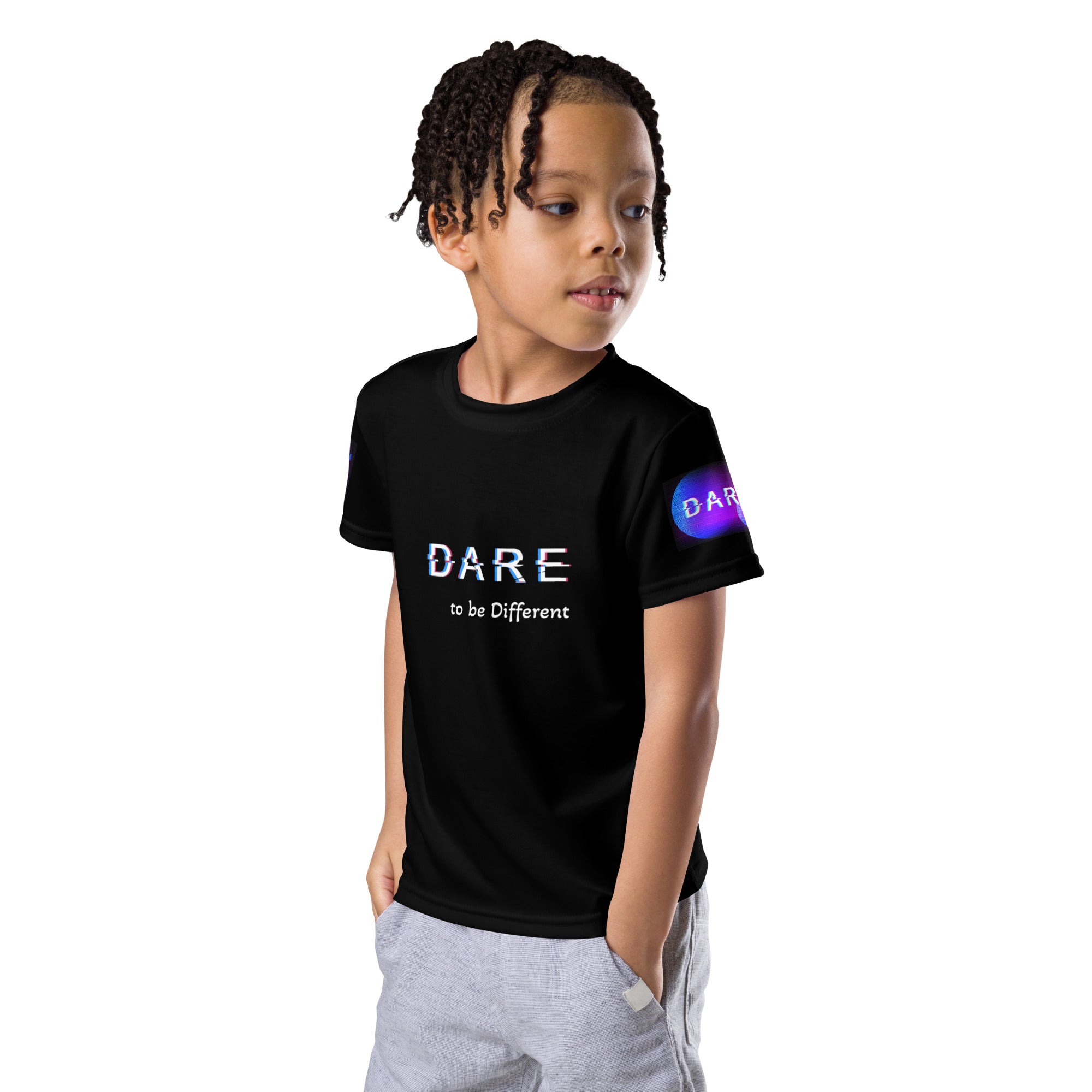Dare to be Different Kids unisex crew neck t-shirt