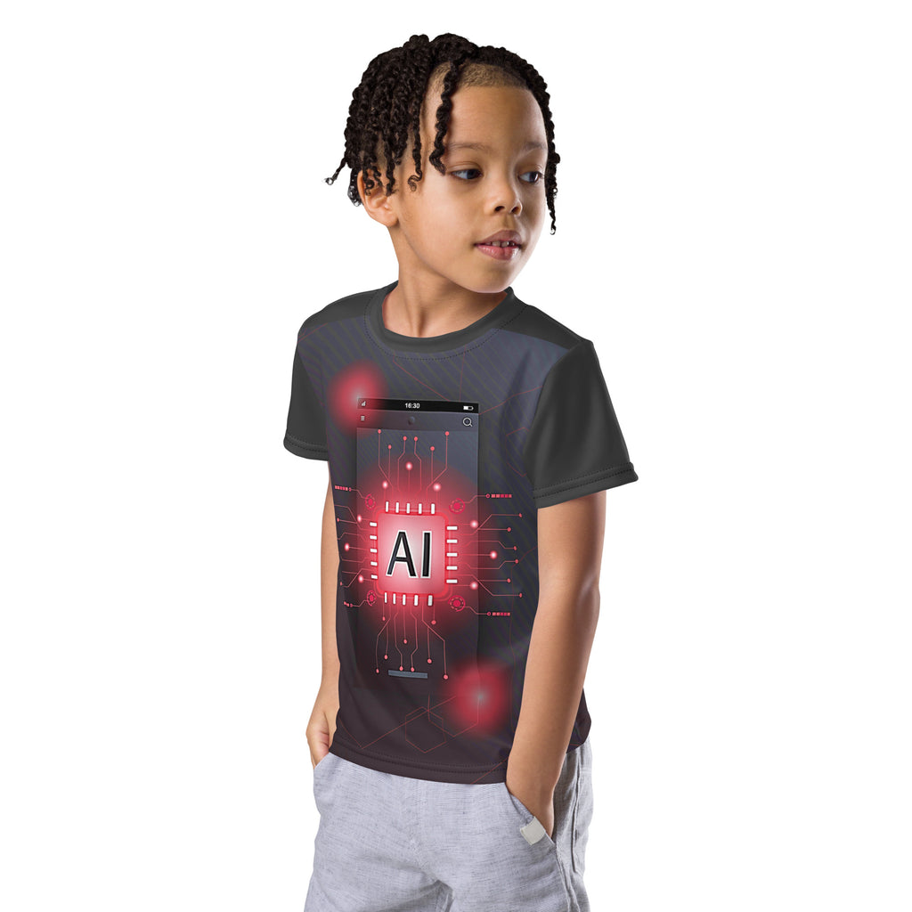 AI Kids crew neck unisex t-shirt