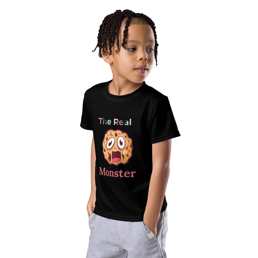 The Real Cookie Monster Unisex Kids crew neck t-shirt