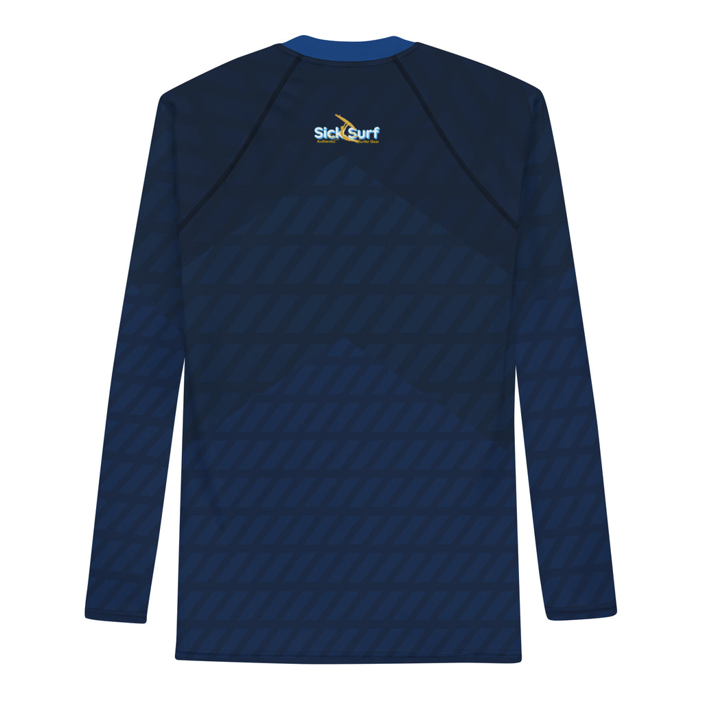 Blue Long Sleeve Rash Guard