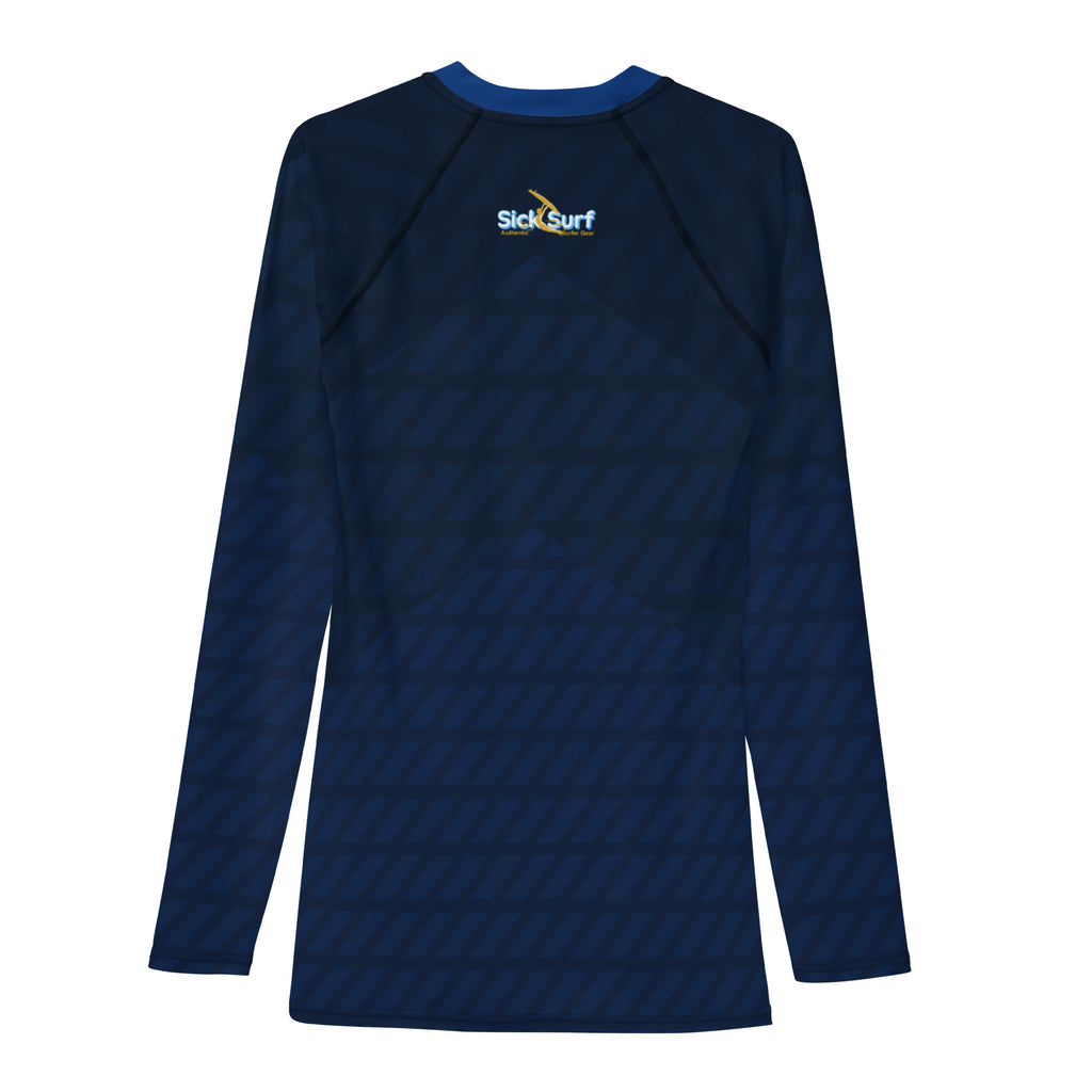 Blue Long Sleeve Rash Guard