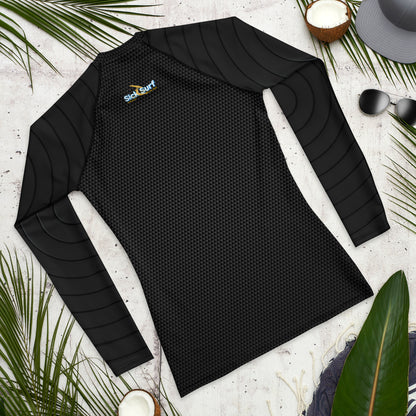 Black Long Sleeve Rash Guard