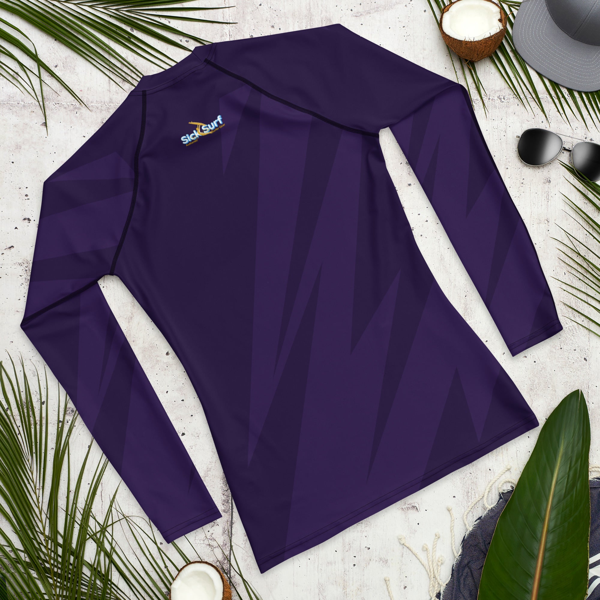 Purple Long Sleeve Rash Guard