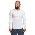 White Dots Longe Sleeve Rash Guard