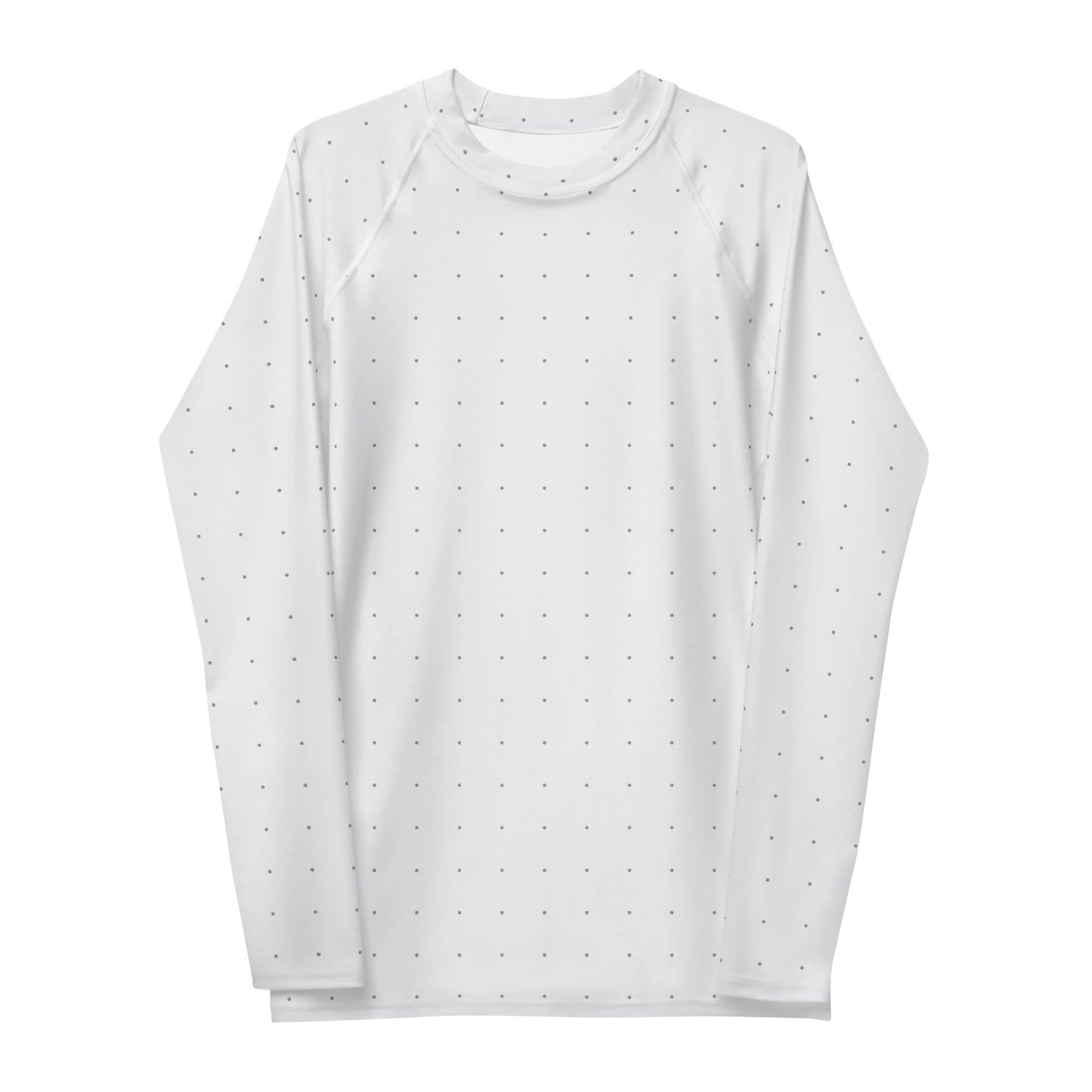 White Dots Longe Sleeve Rash Guard