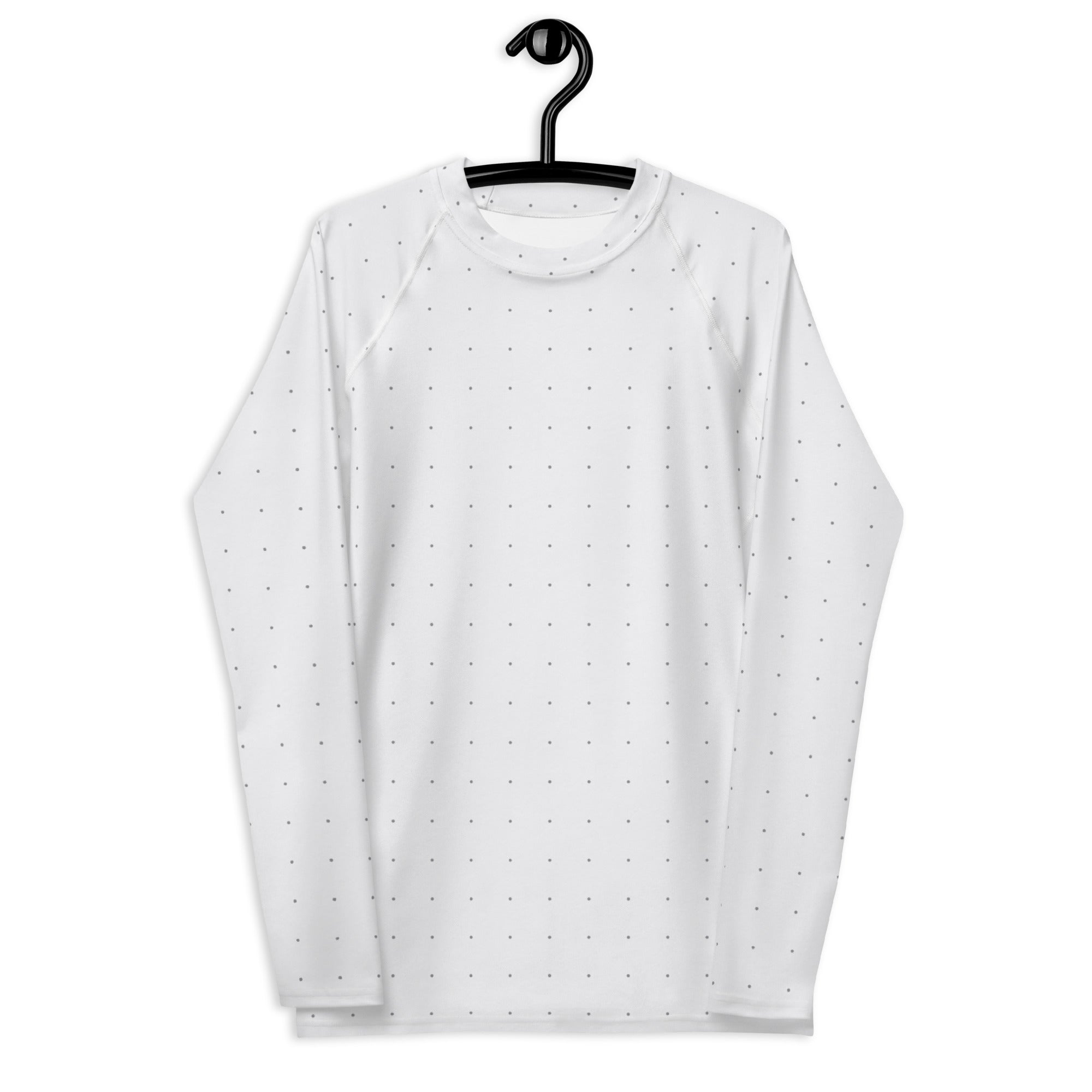 White Dots Longe Sleeve Rash Guard