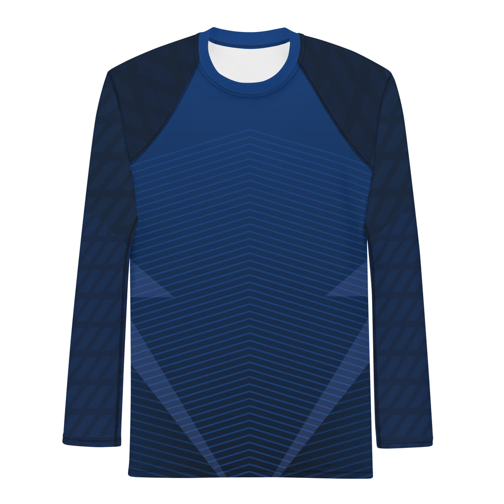 Blue Long Sleeve Rash Guard