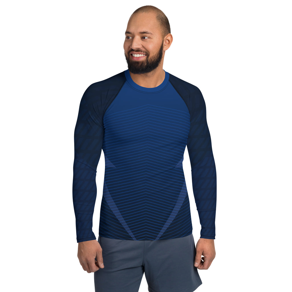 Blue Long Sleeve Rash Guard