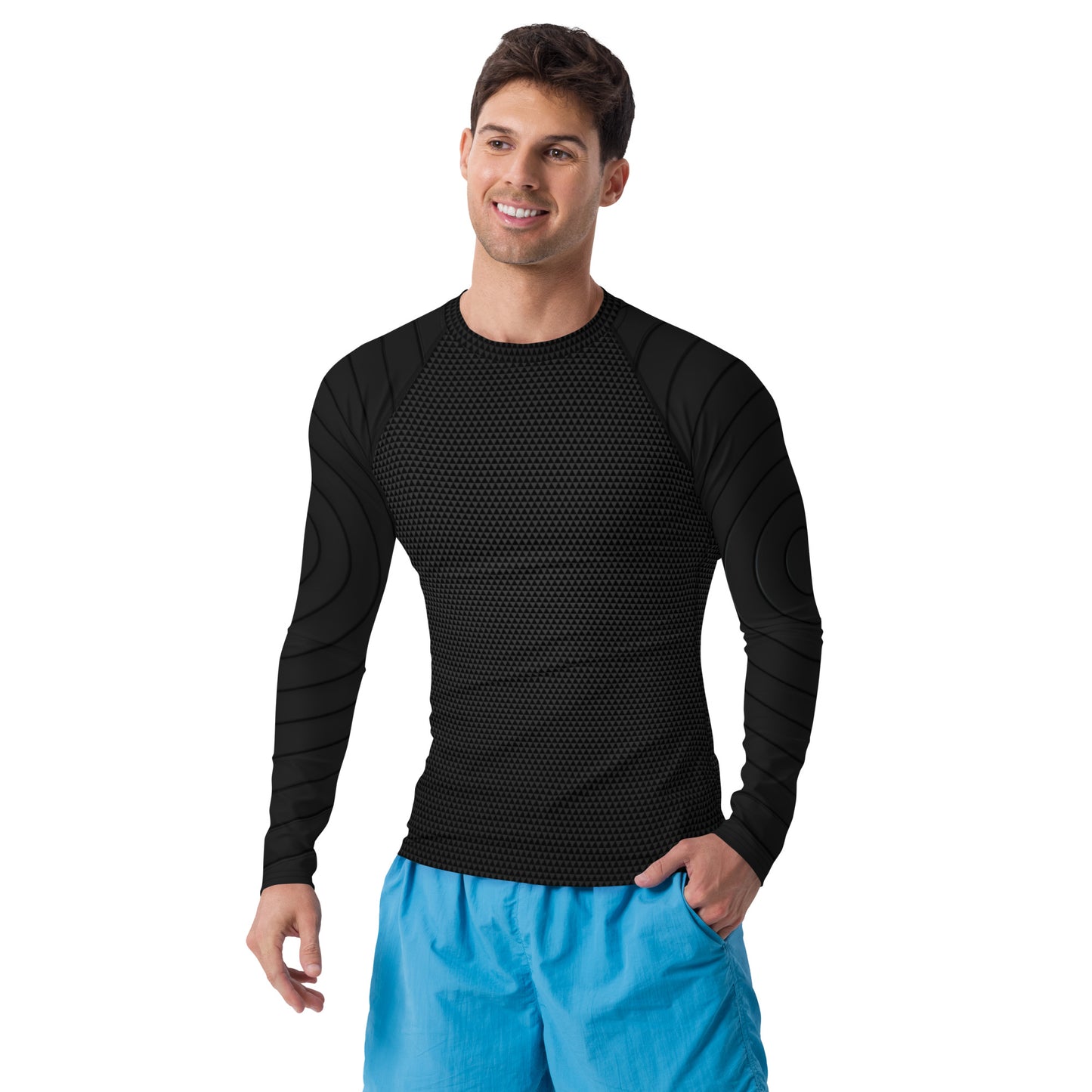 Black Long Sleeve Rash Guard