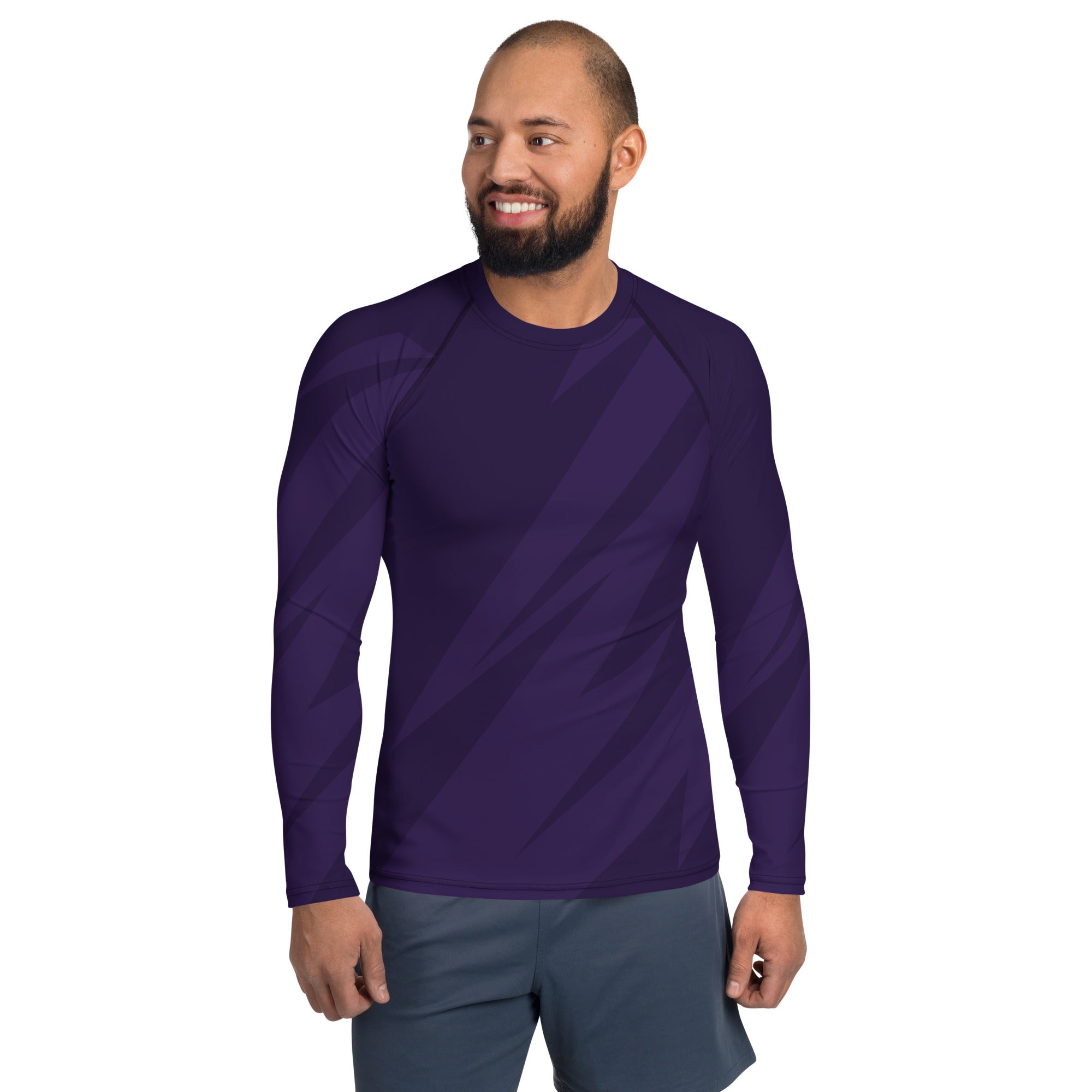 Purple Long Sleeve Rash Guard