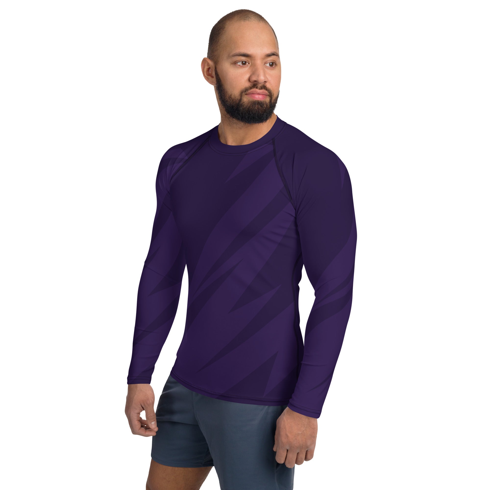 Purple Long Sleeve Rash Guard