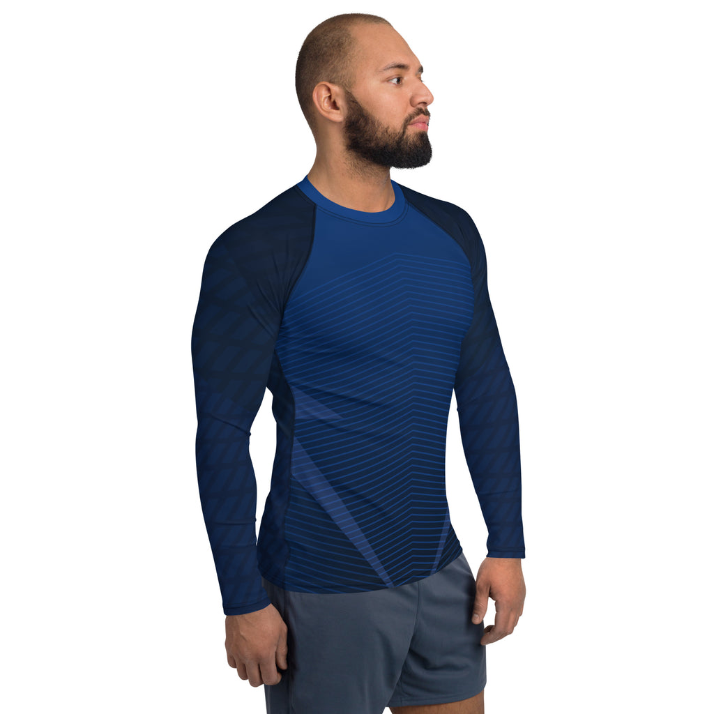 Blue Long Sleeve Rash Guard