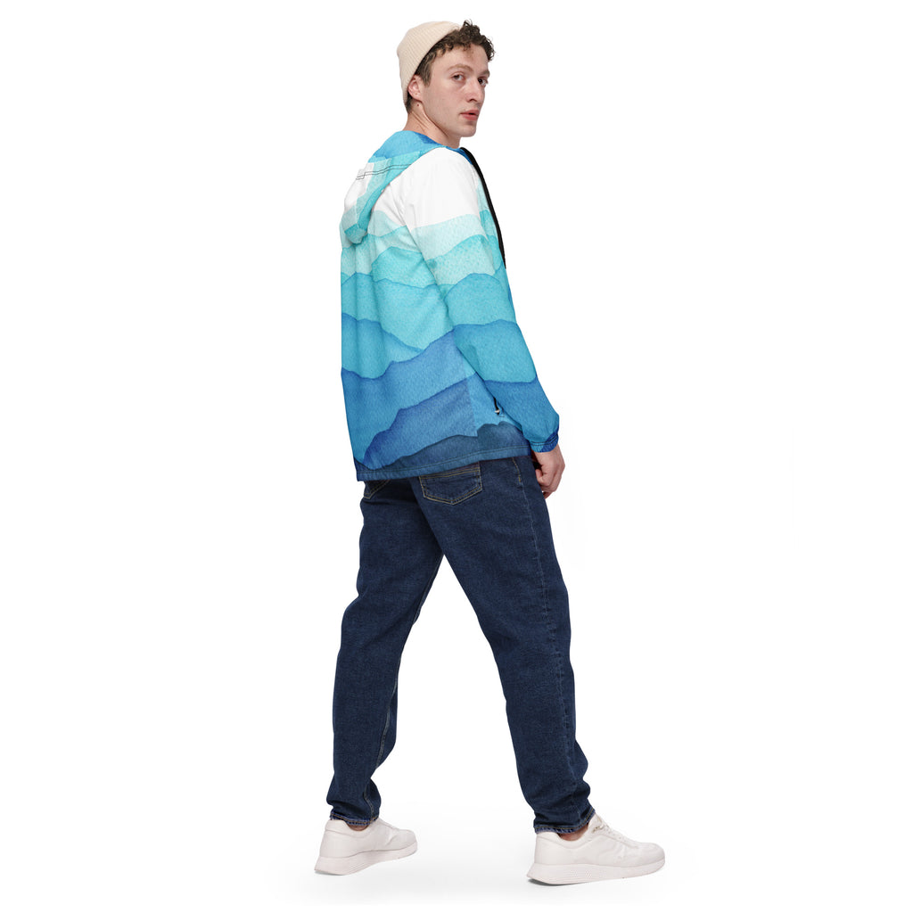 Ocean Blue Windbreaker