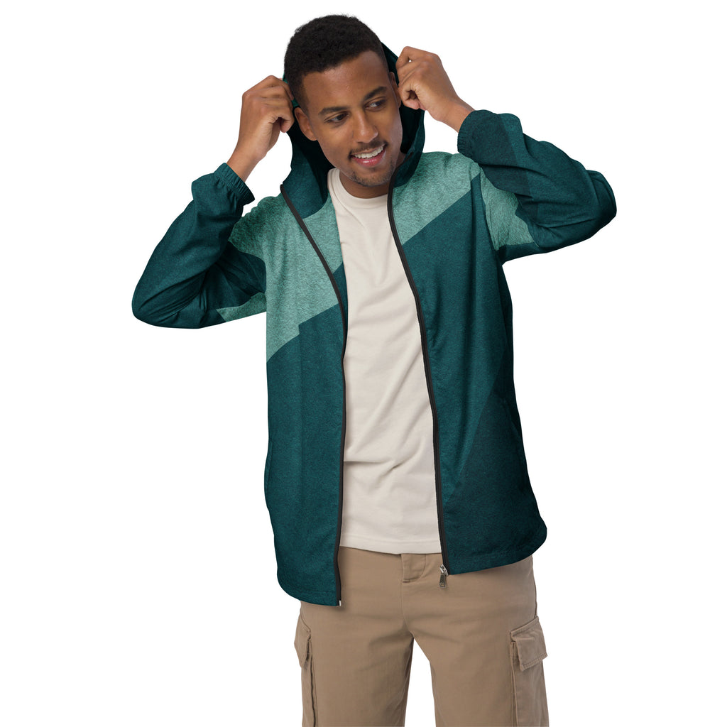 Block Print Windbreaker