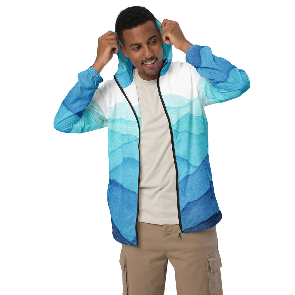 Ocean Blue Windbreaker