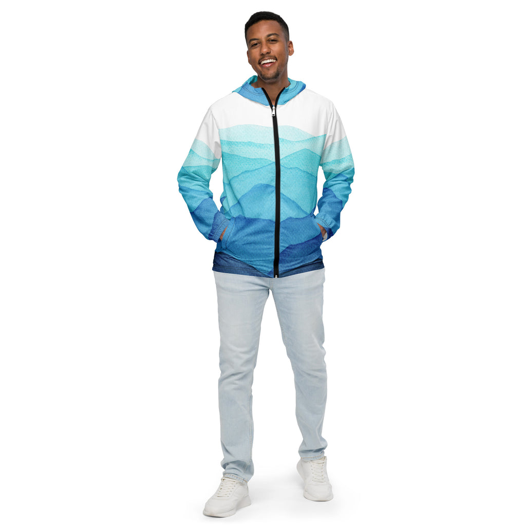 Ocean Blue Windbreaker