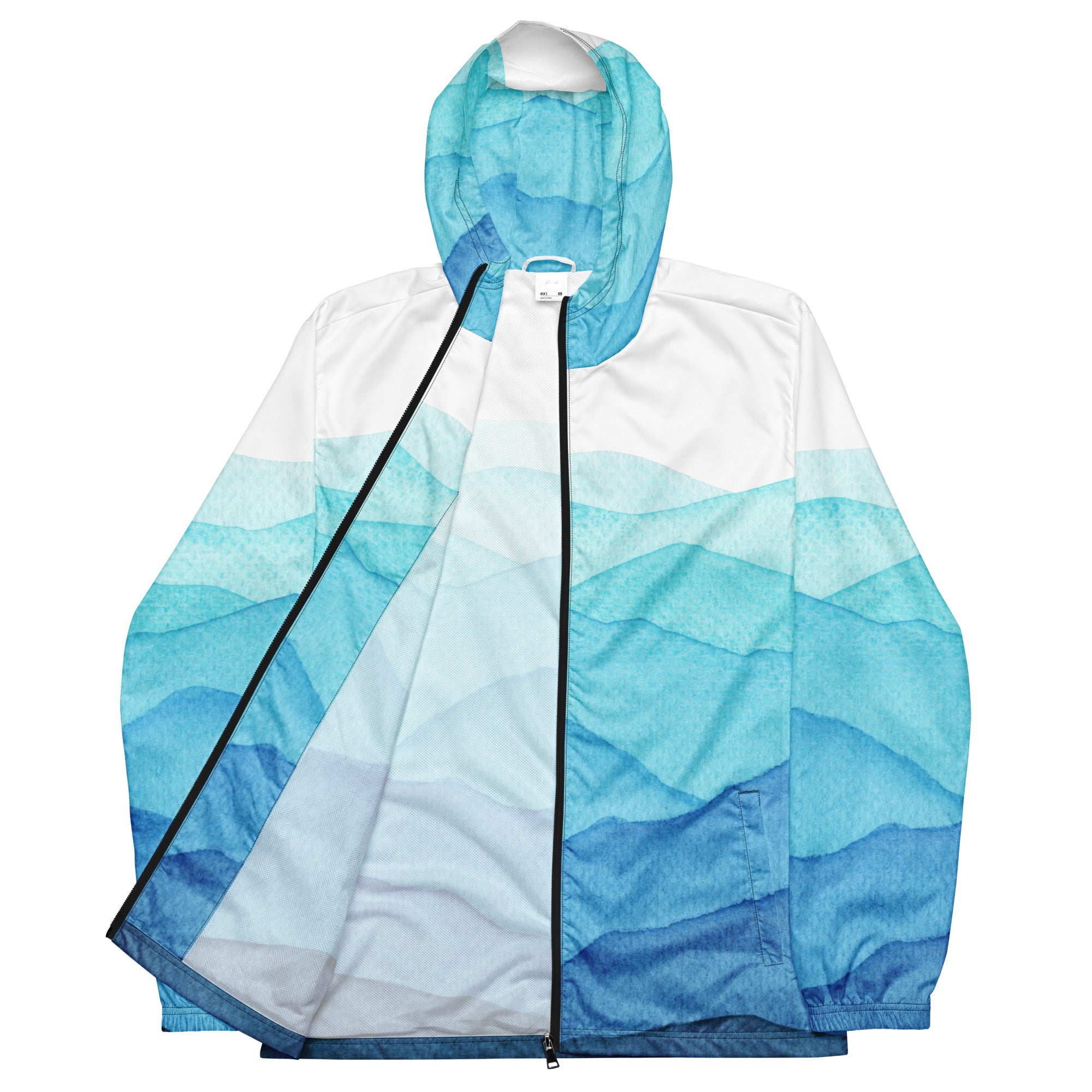 Ocean Blue Windbreaker