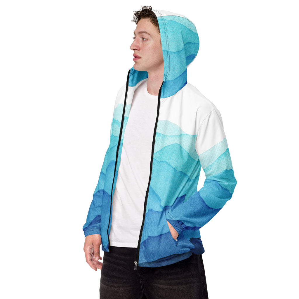 Ocean Blue Windbreaker