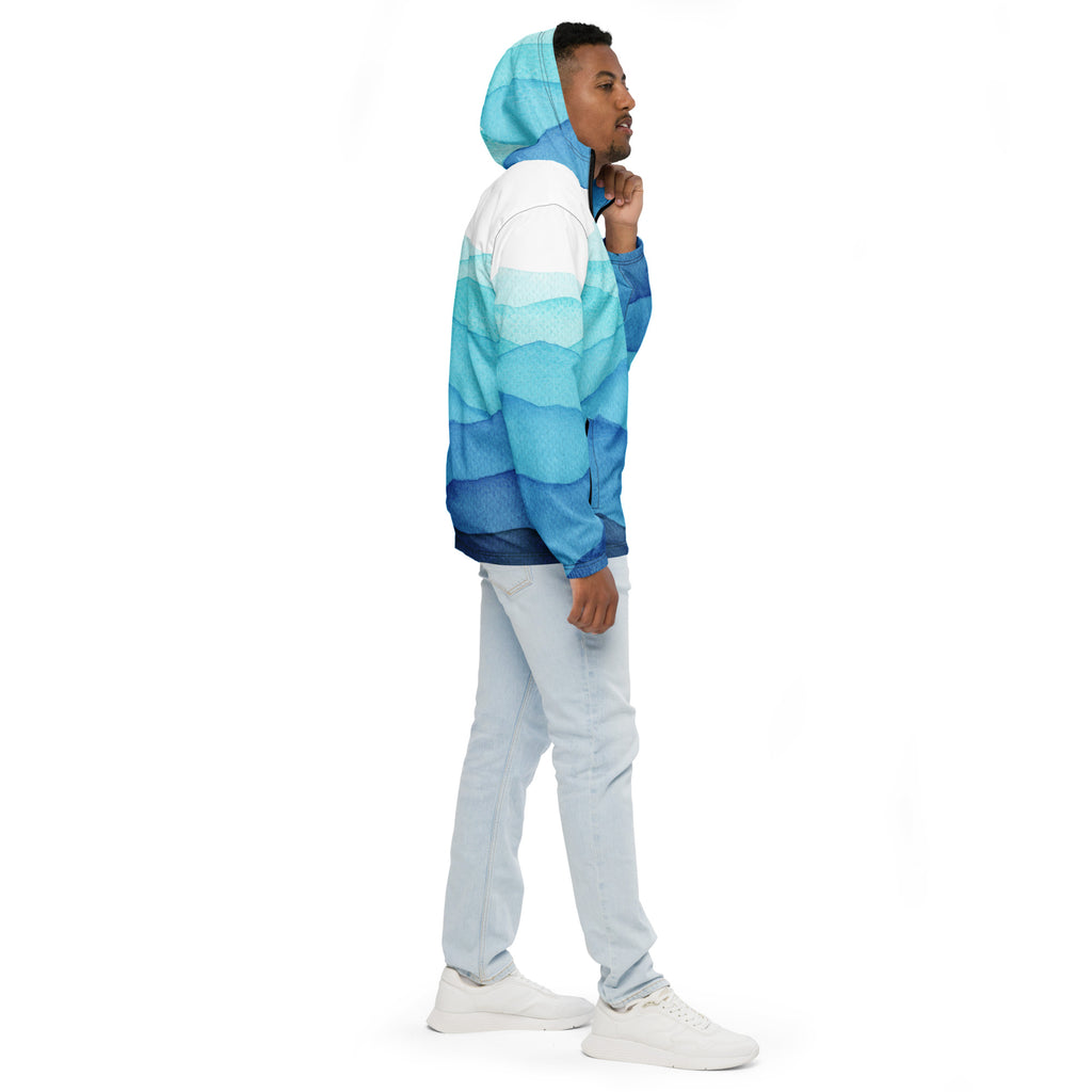 Ocean Blue Windbreaker