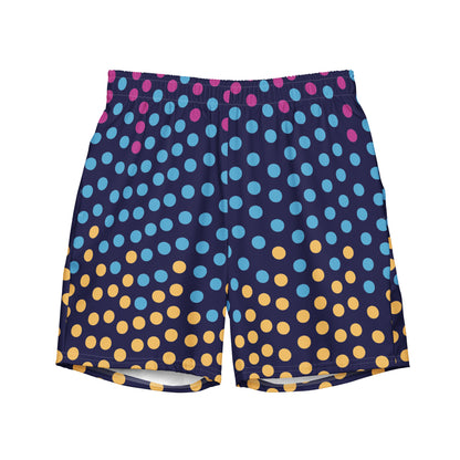 Dot Sound Print Men's swim trunks