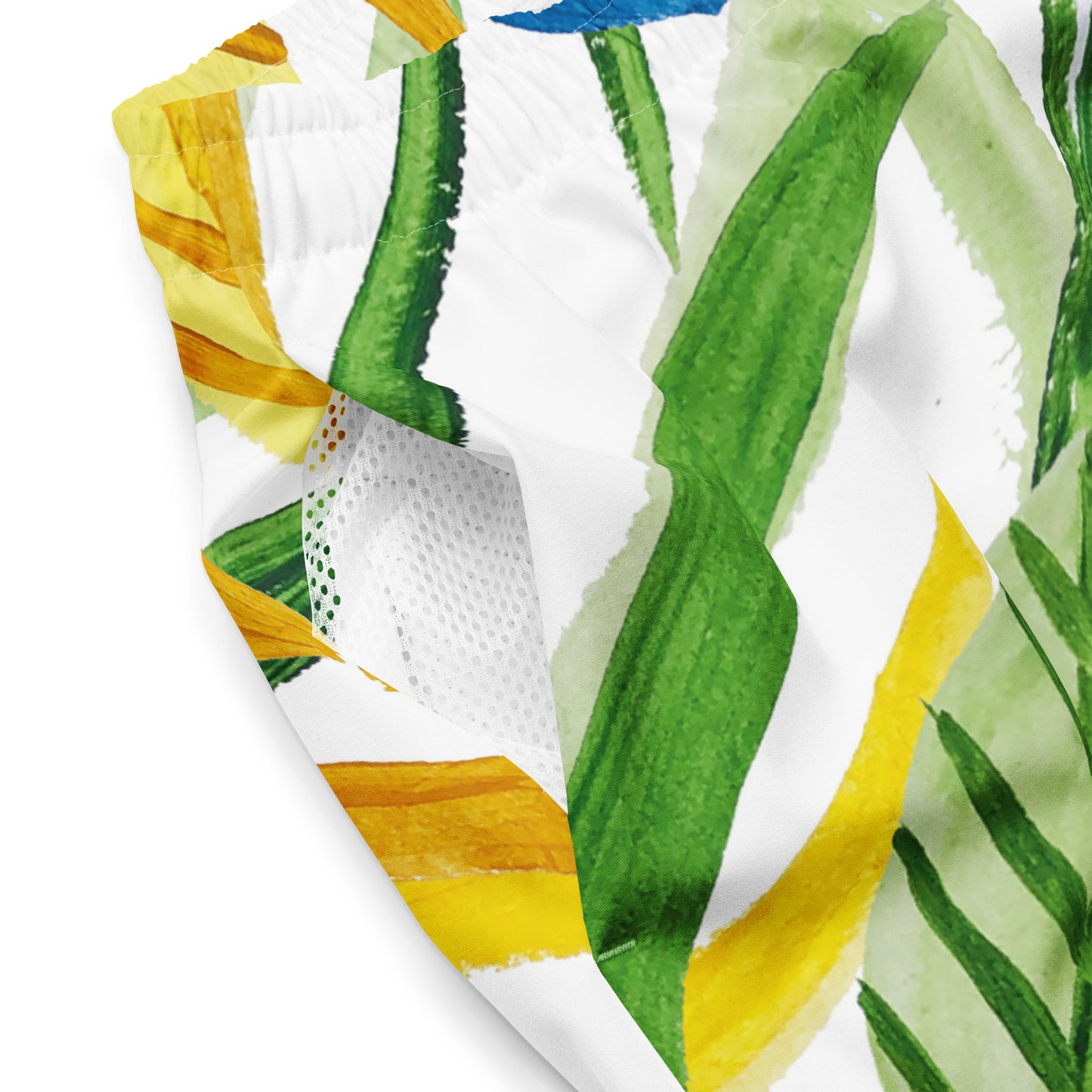 Tropical Print Men's swim trunks