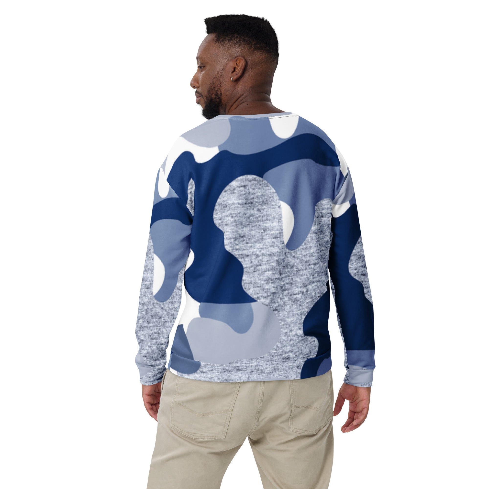 Men's Blue Camo Sweatshirt