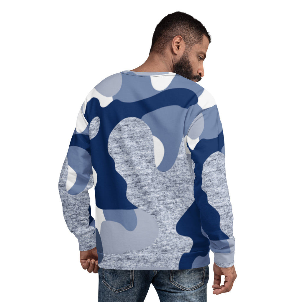 Men's Blue Camo Sweatshirt