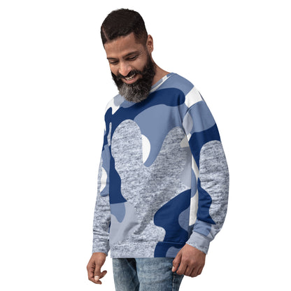 Men's Blue Camo Sweatshirt