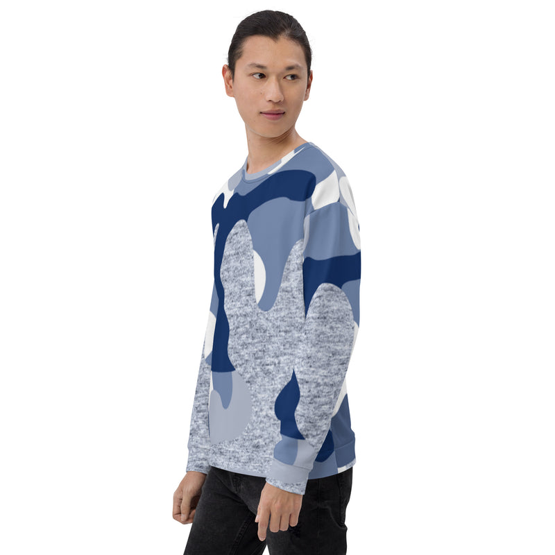 Men's Blue Camo Sweatshirt