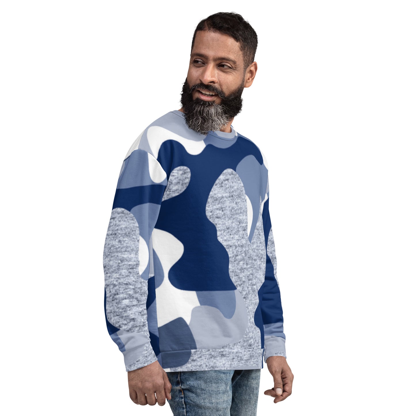 Men's Blue Camo Sweatshirt