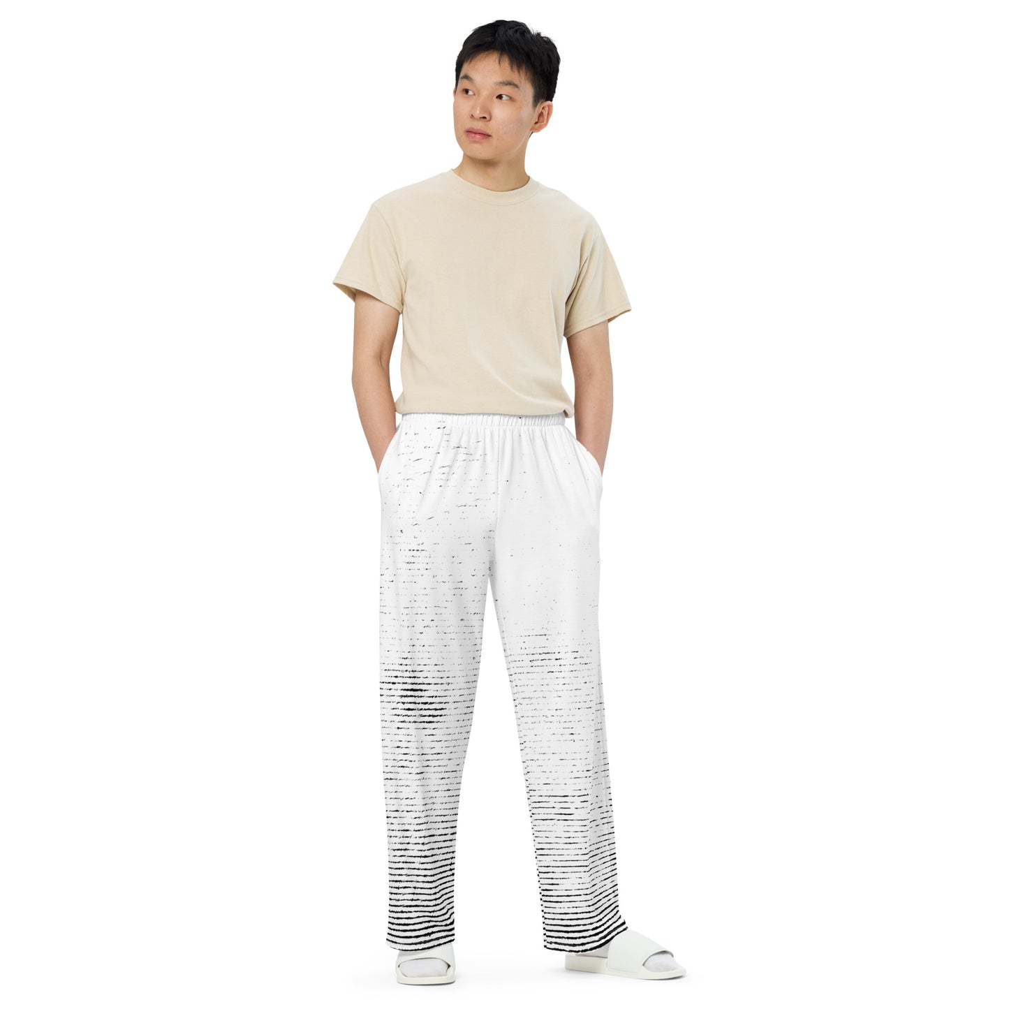 Blurred Lines Wide-leg Pajama Pants