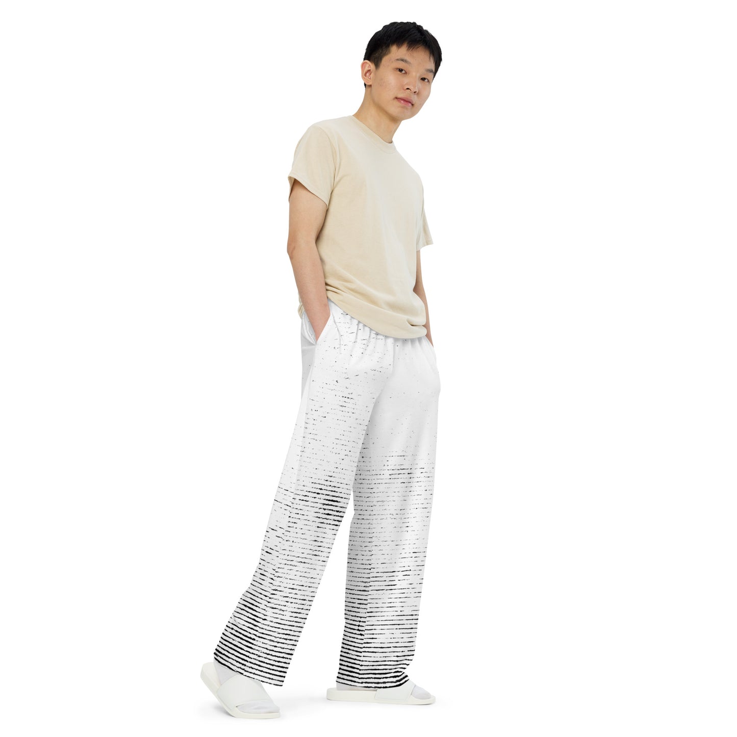 Blurred Lines Wide-leg Pajama Pants