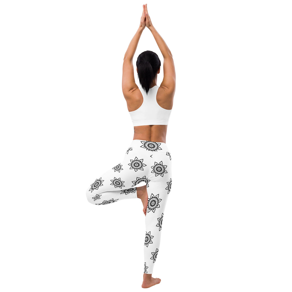 Black Mandala Yoga Leggings
