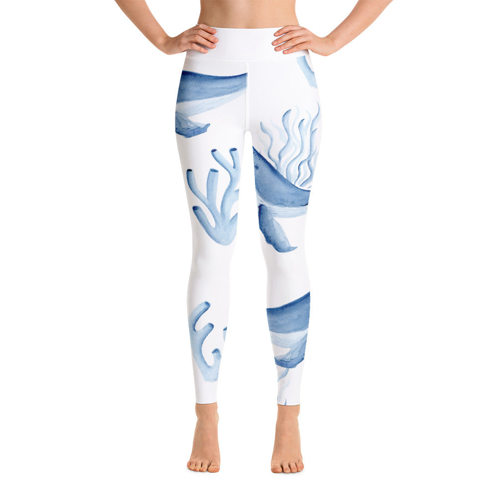 Blue Dolphin Yoga Leggings