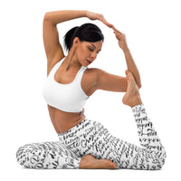 Signature Print Yoga Leggings