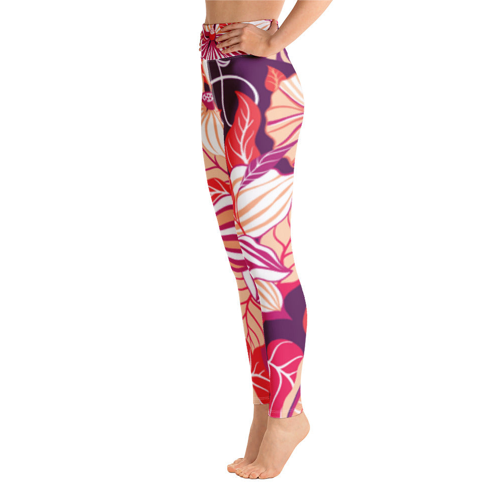 Floral Print Yoga Leggings