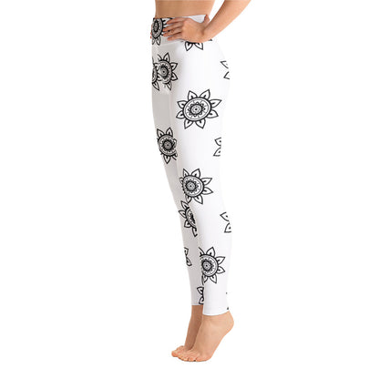 Black Mandala Yoga Leggings