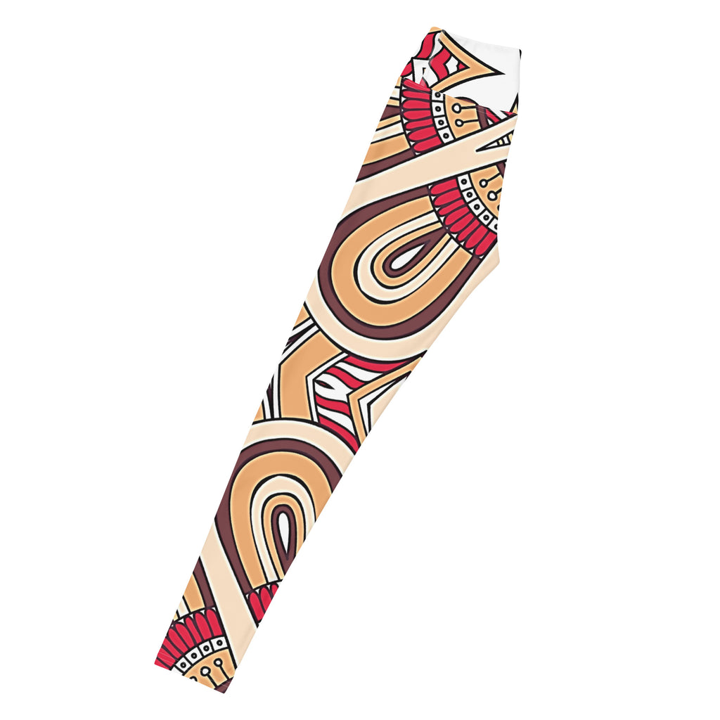 Vintage Print Yoga Leggings