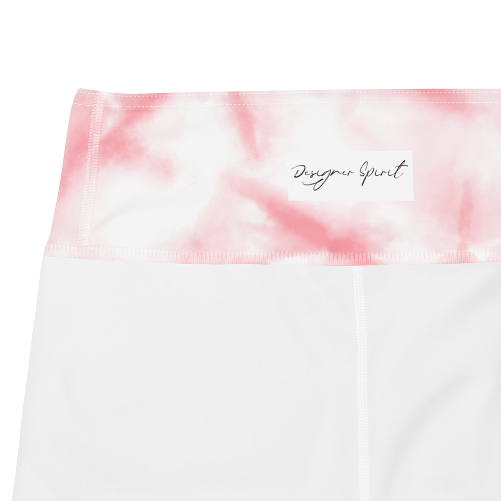Pink Tie Dye Yoga Leggings