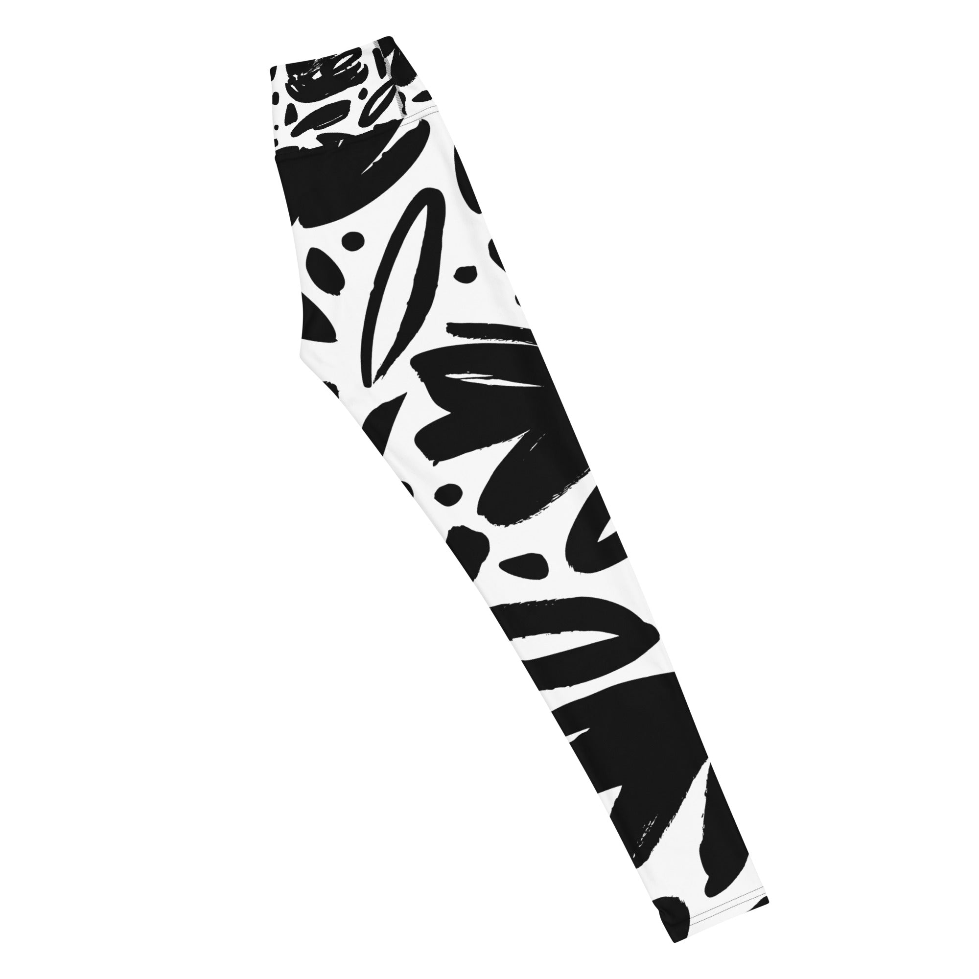 Black and White Yoga Leggings