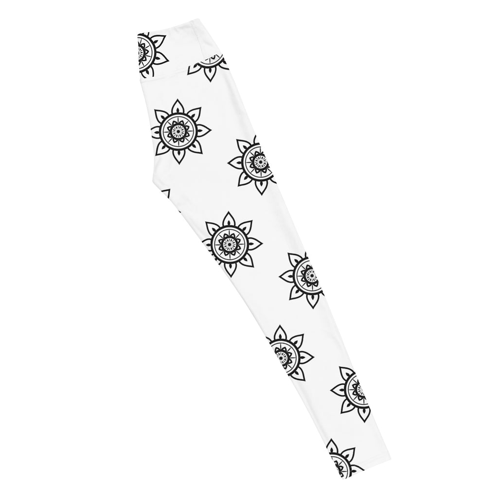 Black Mandala Yoga Leggings