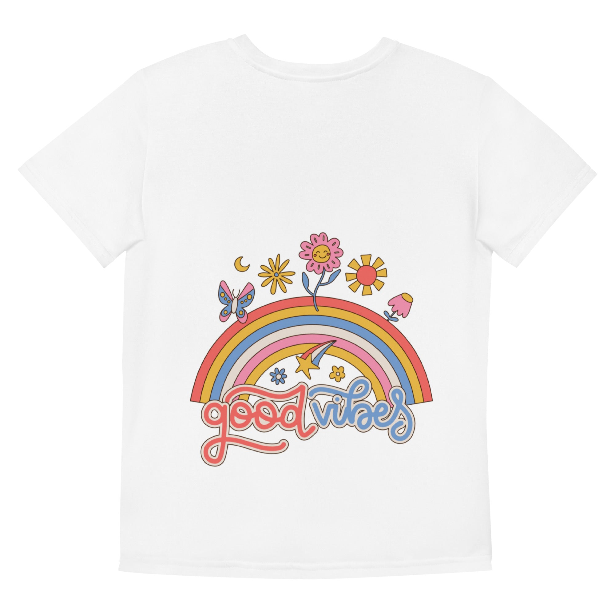 Good Vibes Youth crew neck t-shirt