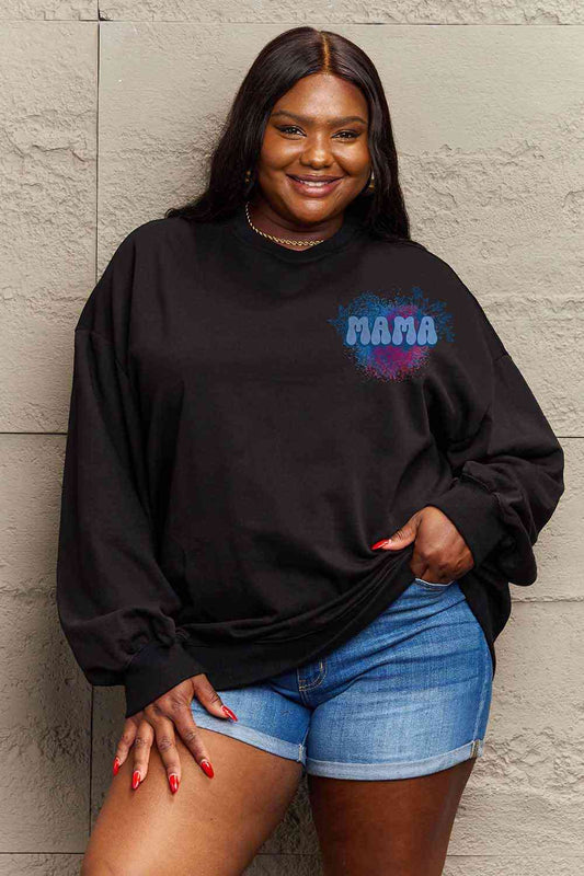 Simply Love Simply Love Full Size MAMA Graphic Sweatshirt