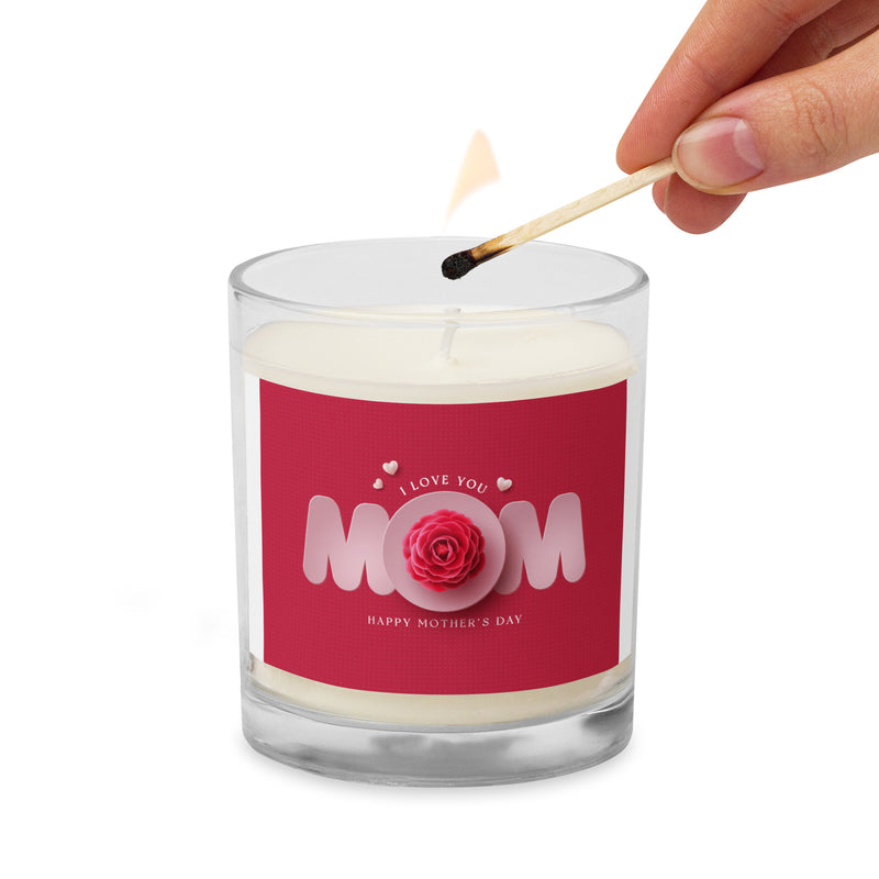 Mother's Day Glass jar soy wax candle