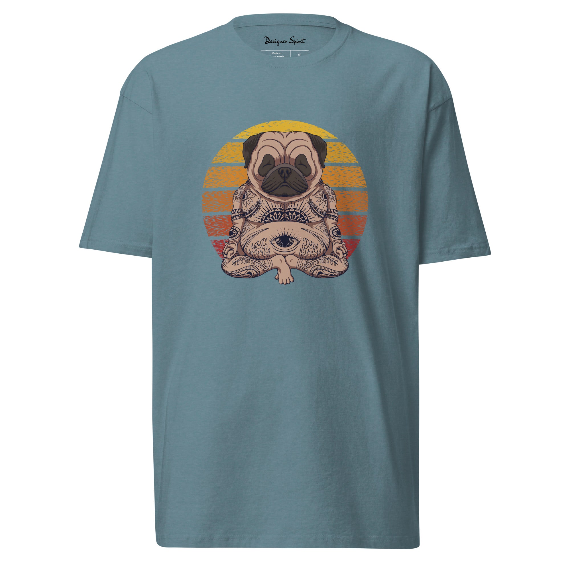 Meditation Dog Premium heavyweight tee