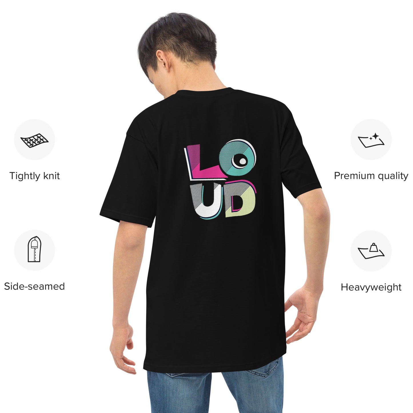 Loud premium heavyweight tee