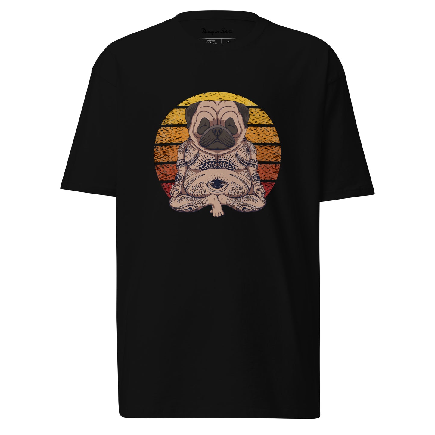 Meditation Dog Premium heavyweight tee