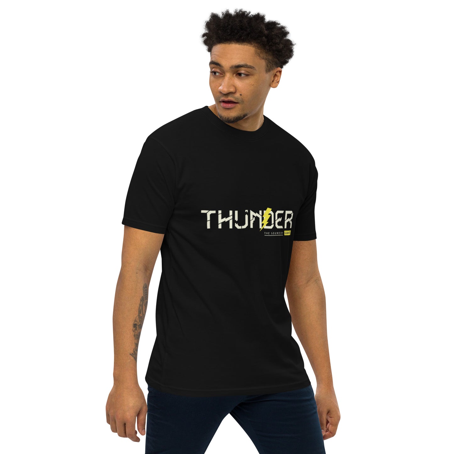 Thunder the sound of Giants premium heavyweight tee