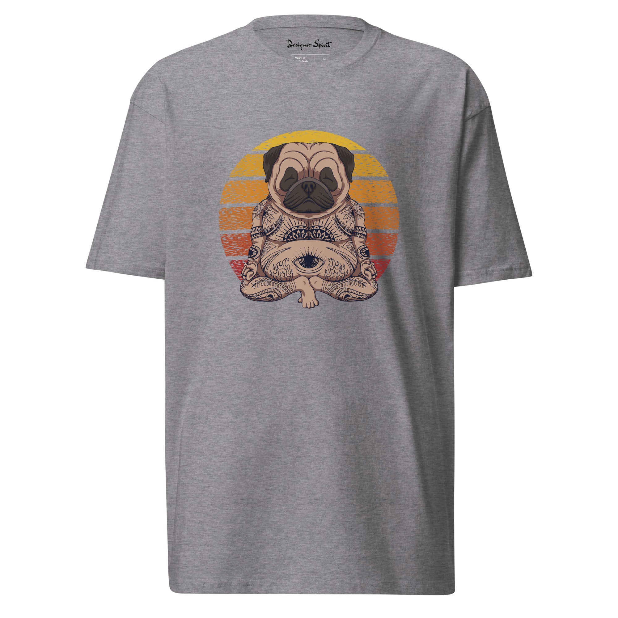 Meditation Dog Premium heavyweight tee